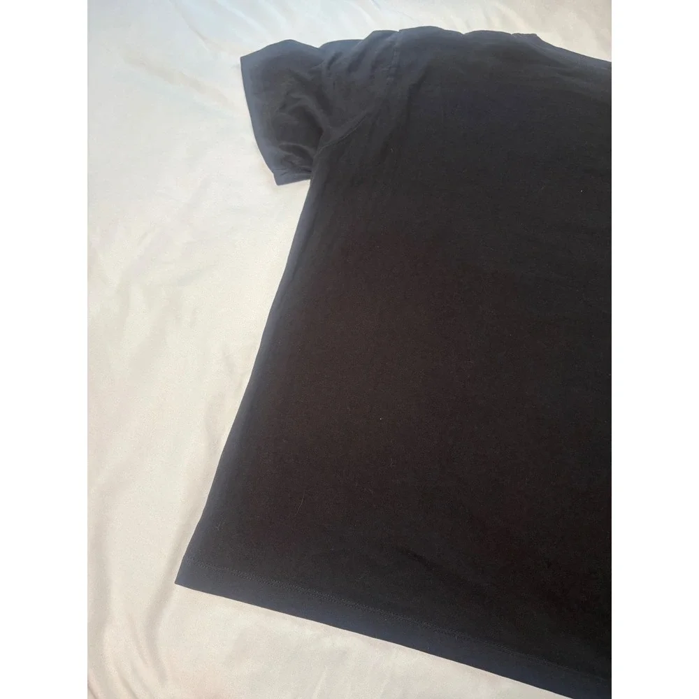 The North Face Graphic T-Shirt Mens L Black Excellent Short Sleeve Cotton Tee